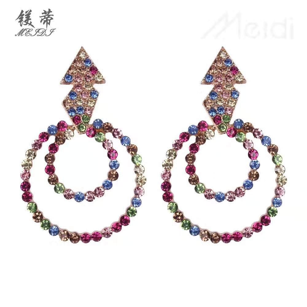 Wholesale-diamonds round dangle earrings for women western hot sale chandelier charm earrings western hot sales Luxury crystal gift for girl
Wholesale-diamonds round dangle earrings for women western hot sale chandelier charm earrings western hot sales Luxury crystal gift for girl