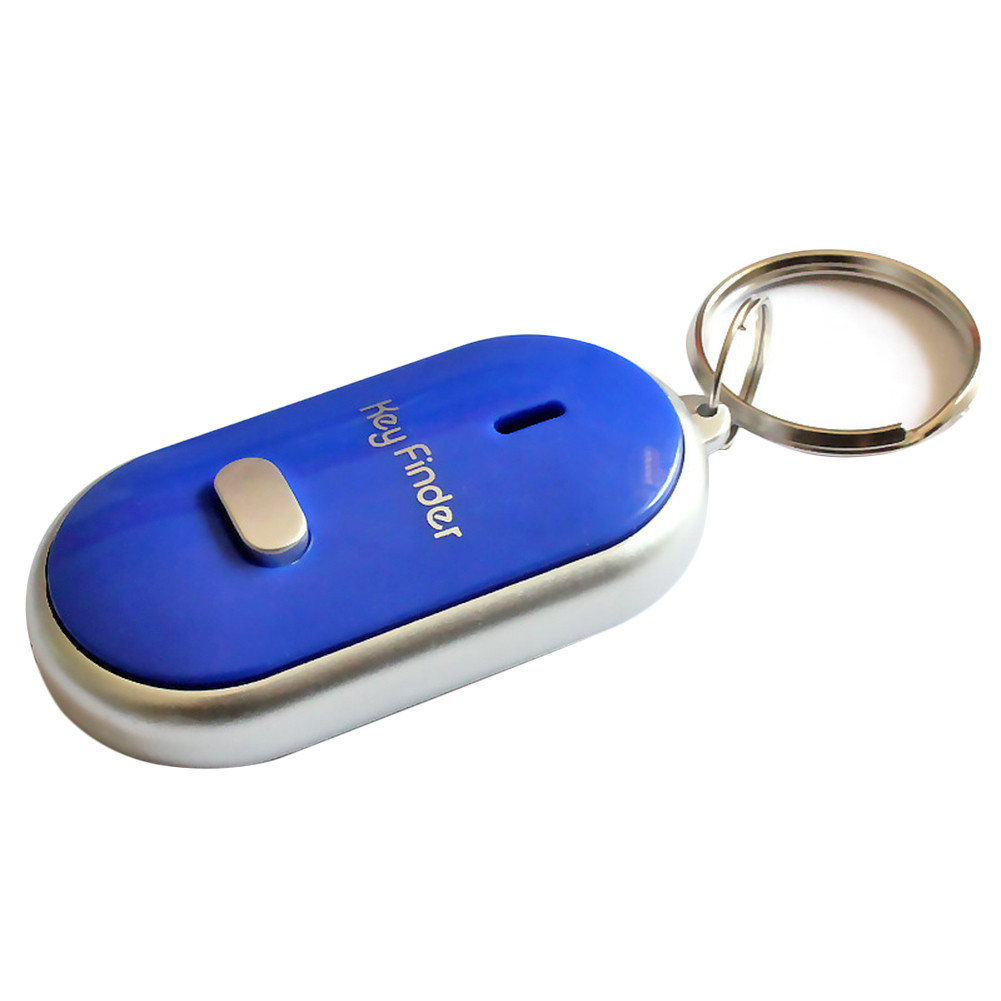 TCT LED Mini Anti-lost Key Finder with Whistle Sound Control Induction Senile Child Anti-lost Locator Tracker Key Finder