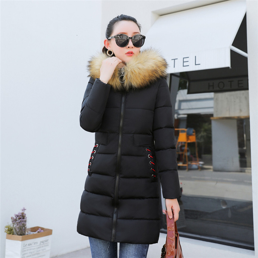 Winter Coat Women With Thick Cotton Long Fashion Women Winter Warm Coat Faux Hooded Thick Warm Slim Jacket Long Overcoat, Black
Winter Coat Women With Thick Cotton Long Fashion Women Winter Warm Coat Faux Hooded Thick Warm Slim Jacket Long Overcoat, Black