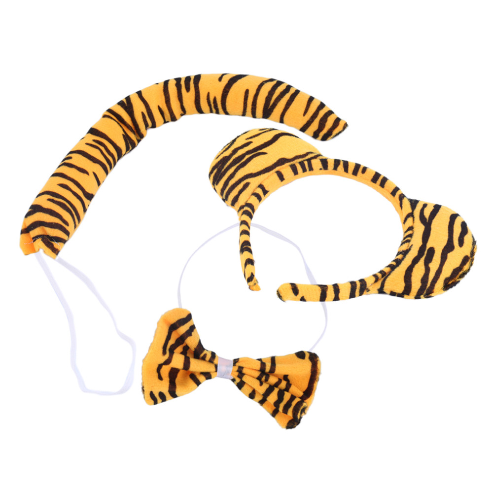 3Pcs Kids Animal Zebra/Tiger/Cow/Gray Wolf/Monkey Tail & Ear Headband & Bow Tie Party Fancy Dress Xmas Masquerade 
3Pcs Kids Animal Zebra/Tiger/Cow/Gray Wolf/Monkey Tail & Ear Headband & Bow Tie Party Fancy Dress Xmas Masquerade
