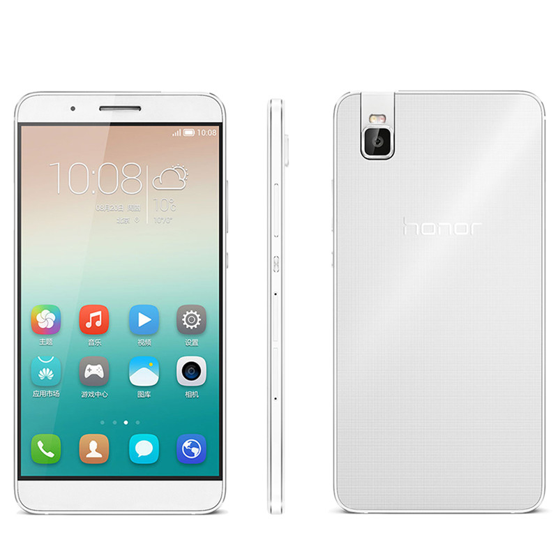 Original Huawei Honor 7i 4G LTE Cell Phone Snapdragon 616 Octa Core 2GB RAM 16GB ROM Android 5.2" 13.0MP 3090mAh Fingerprint ID Mobile Phone