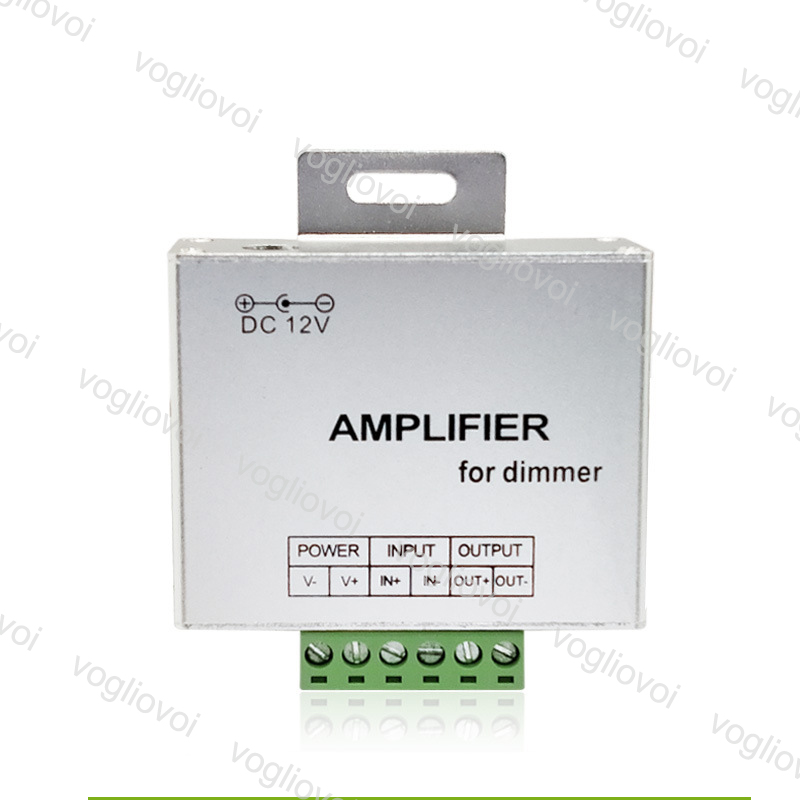 Amplifier Dimmers Single Color DC12V Input 24A One Channel Output Lighting Accessories For LED Strip Power Repeater Console Controller DHL
Amplifier Dimmers Single Color DC12V Input 24A One Channel Output Lighting Accessories For LED Strip Power Repeater Console Controller DHL