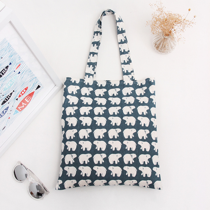 YILE Cotton Canvas Shopping Tote Shoulder Carrying Bag Eco Reusable Bag Print White Bear L068 NEW, 1 layer
YILE Cotton Canvas Shopping Tote Shoulder Carrying Bag Eco Reusable Bag Print White Bear L068 NEW, 1 layer