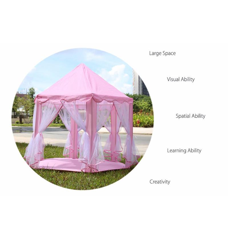 Mosquito Net Game Tents Princess Castle Children's Tent Game House For Kids Funny Portable Baby Playing Beach Outdoor Camping Campsite