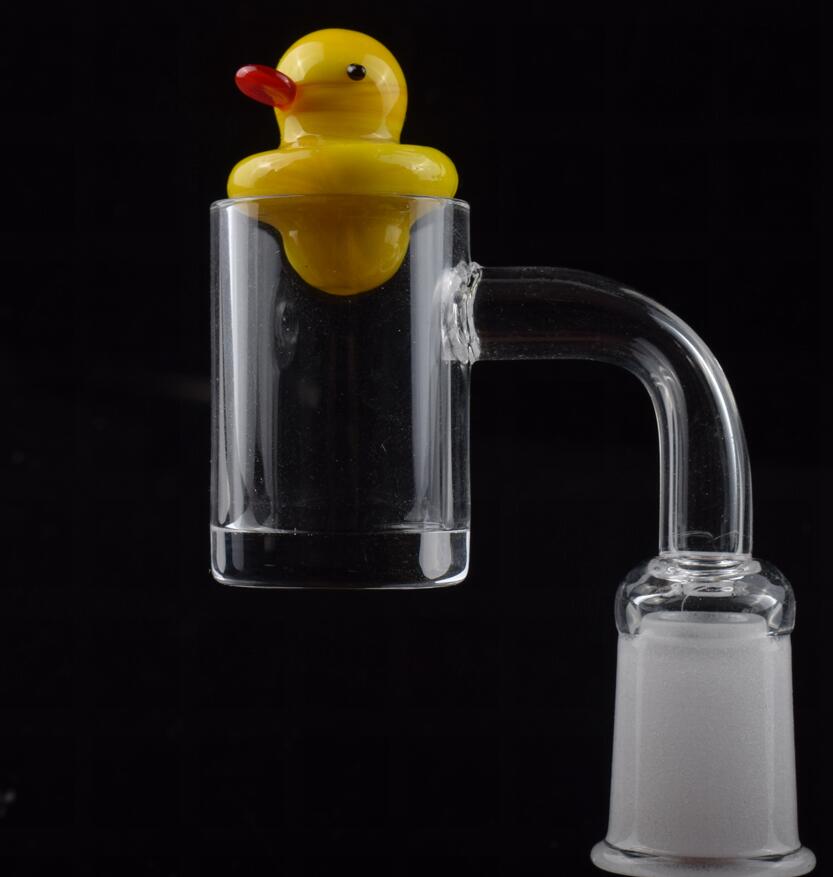 Factory direct sales 5mm Thick Bottom Quartz Banger Nail With Colored Glass UFO Duck Cactus Carb Cap For Glass Bongs Water Pipes
Factory direct sales 5mm Thick Bottom Quartz Banger Nail With Colored Glass UFO Duck Cactus Carb Cap For Glass Bongs Water Pipes