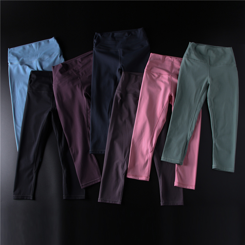 Women's Naked-Feeling Plain Athletic Fitness Cpari Pants Soft Nylon Gym Yoga Sport Cropped Trousers High Waist Running Leggings, Slate blue
Women's Naked-Feeling Plain Athletic Fitness Cpari Pants Soft Nylon Gym Yoga Sport Cropped Trousers High Waist Running Leggings, Slate blue