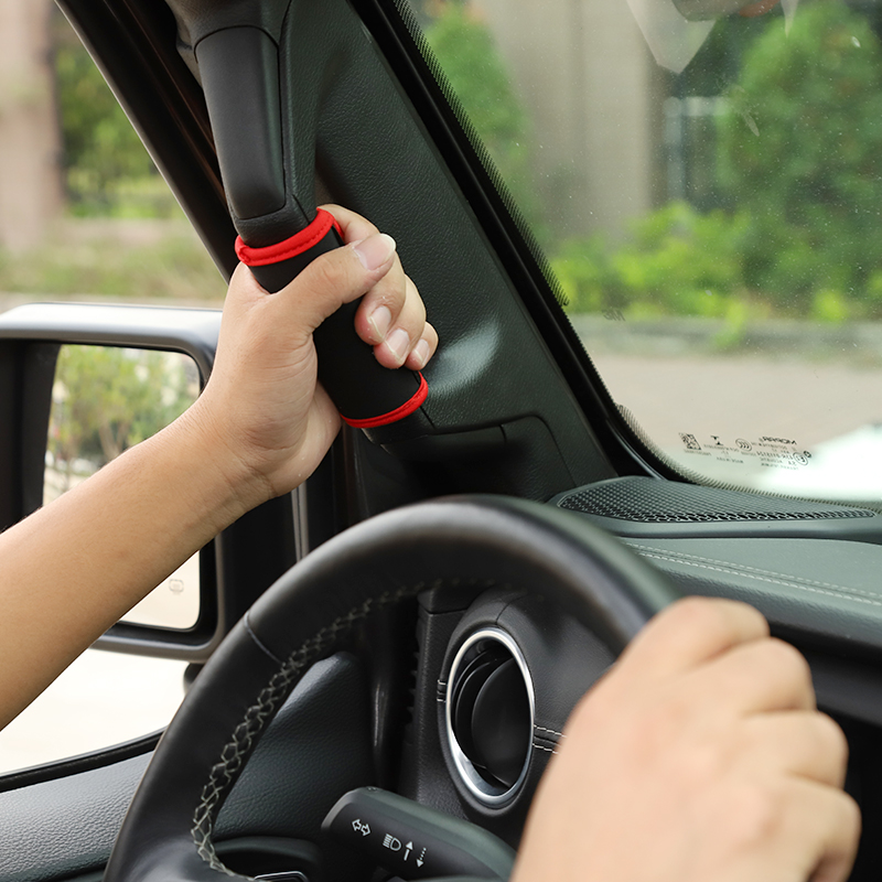 Non-slip Rooftop Grab Handles Protection Cover 4pcs For Jeep Wrangler JL 2018 Up Auto Interior Accessories