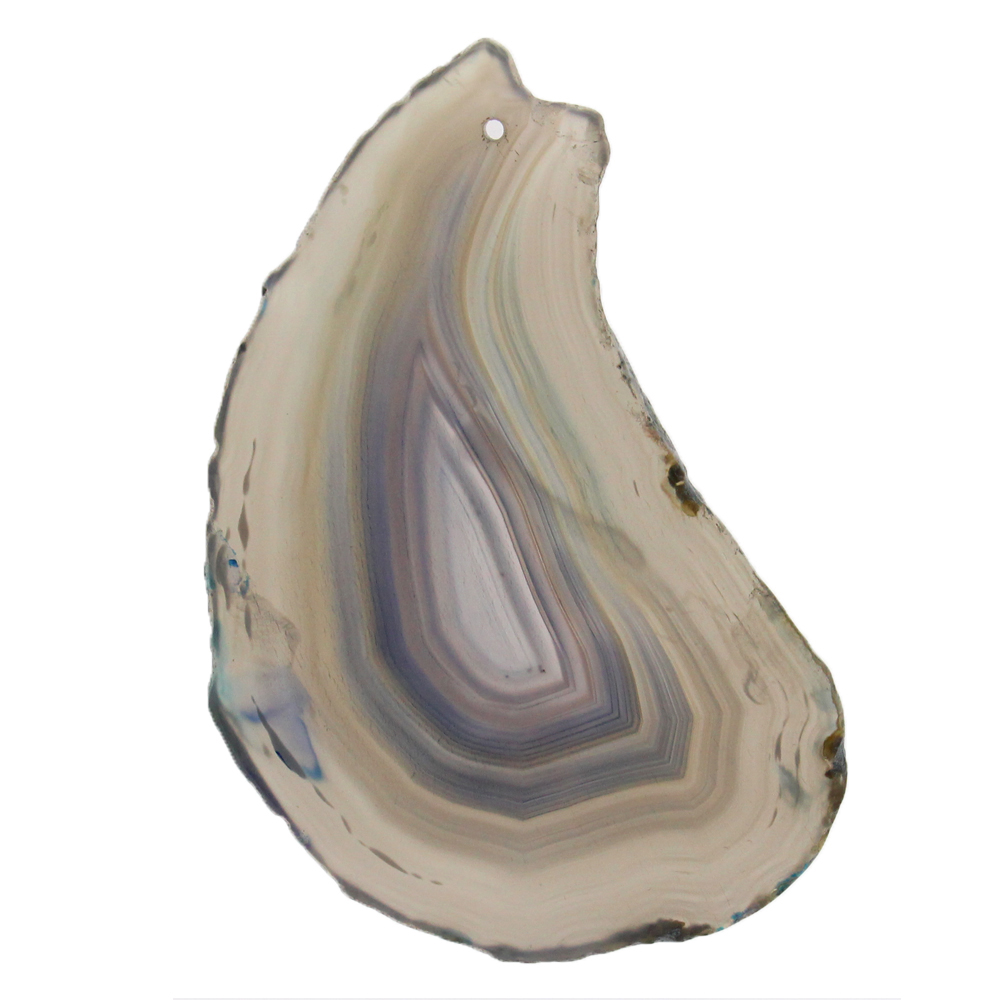 Natural irregular gem stone jewelry color agate landscape slices pendant unique agate jewelry wholesale