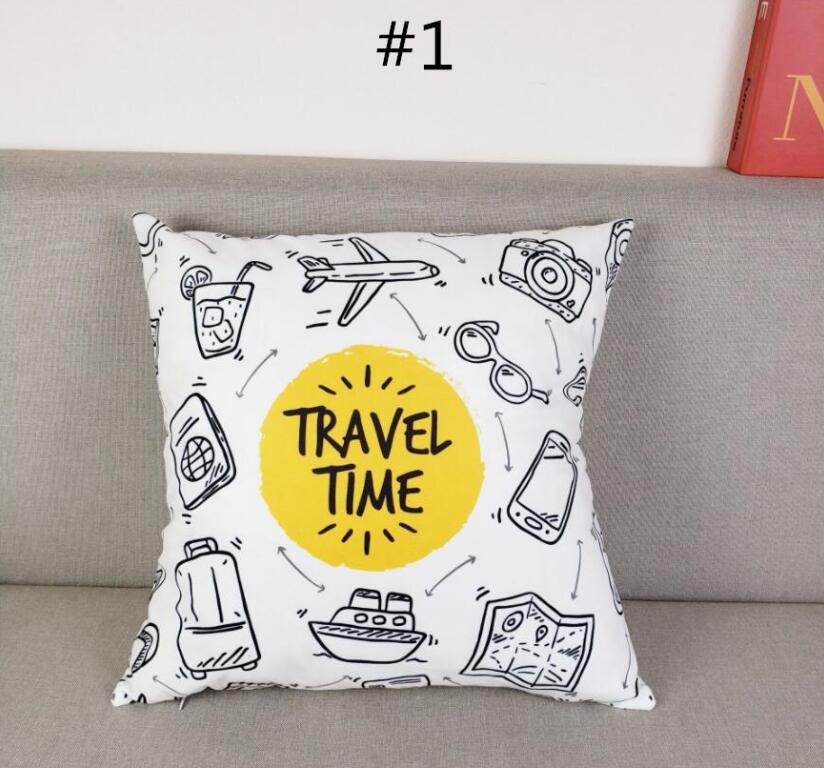 INS Travel Time Print Cotton Flax Pillow Case Cover Car Sofa Pillow Sham Armchair For Living / Study / Dining Room Bedroom Hotel SDP 029, As picture
INS Travel Time Print Cotton Flax Pillow Case Cover Car Sofa Pillow Sham Armchair For Living / Study / Dining Room Bedroom Hotel SDP 029, As picture