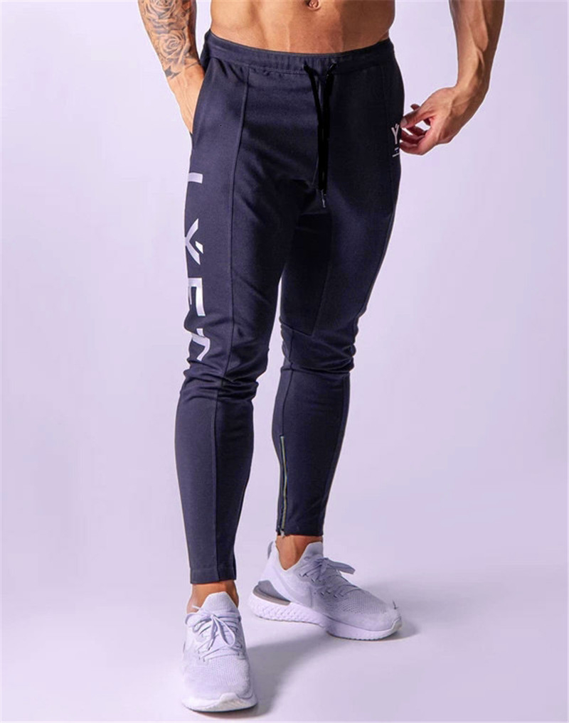 New Jogging Pants Men Sport Sweatpants Running Pants GYM Men Joggers Cotton Trackpants Slim Fit Bodybuilding Trouser CJ191210