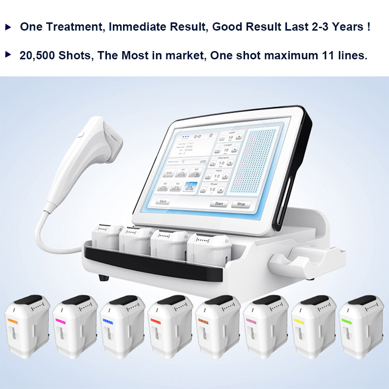 Face Lift 3D HIFU Machine 9d High Intensity Focused Ultrasound Wrinkle Removal Beauty Equipment Fda Ce Approved