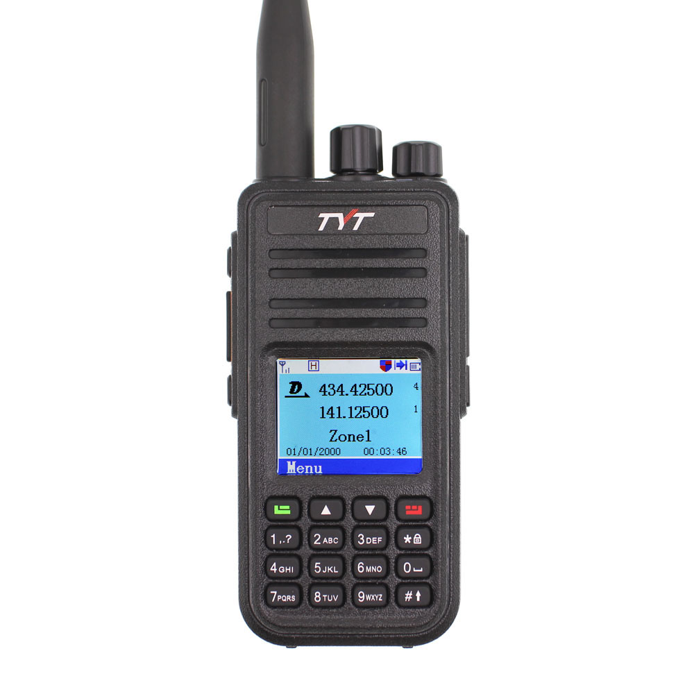 TYT MD-UV380 Walkie Talkie Dual Band Radio MD-380 MD380 VHF UHF Digital DMR Two Way Radio Dual Time Dlot Transceiver
TYT MD-UV380 Walkie Talkie Dual Band Radio MD-380 MD380 VHF UHF Digital DMR Two Way Radio Dual Time Dlot Transceiver
