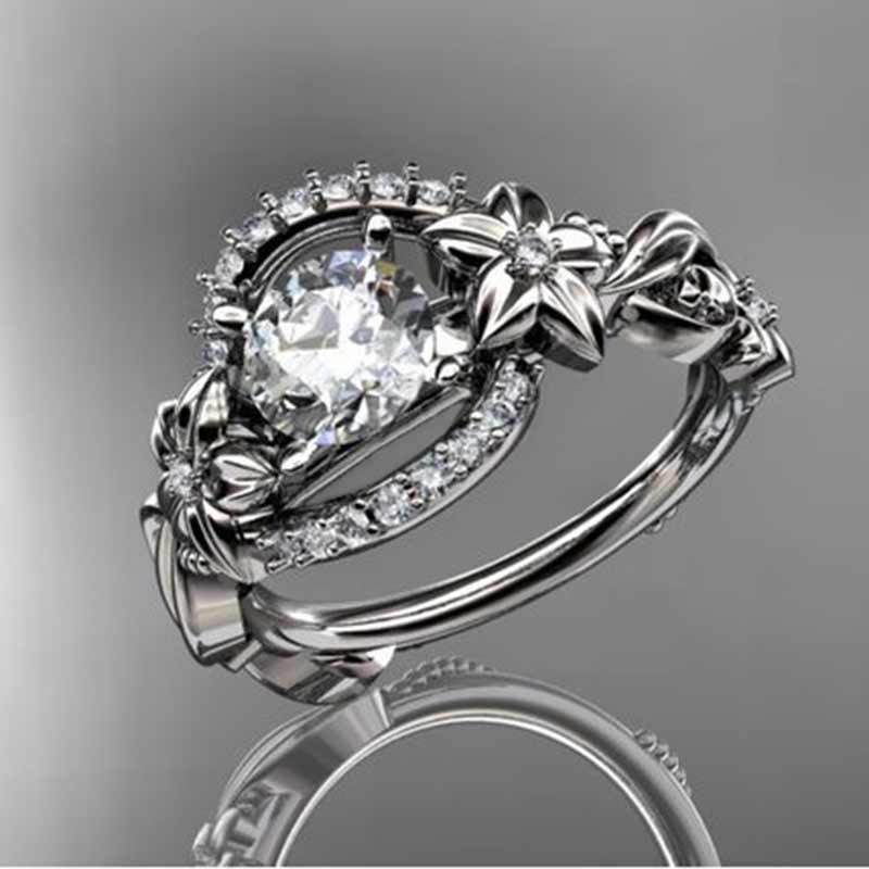 2019 Fashion Women Jewelry Exquisite Hollow Flower Ladies Rings Silver Color Inlaid Zircon Engagement Rings for Women Anillos
2019 Fashion Women Jewelry Exquisite Hollow Flower Ladies Rings Silver Color Inlaid Zircon Engagement Rings for Women Anillos
