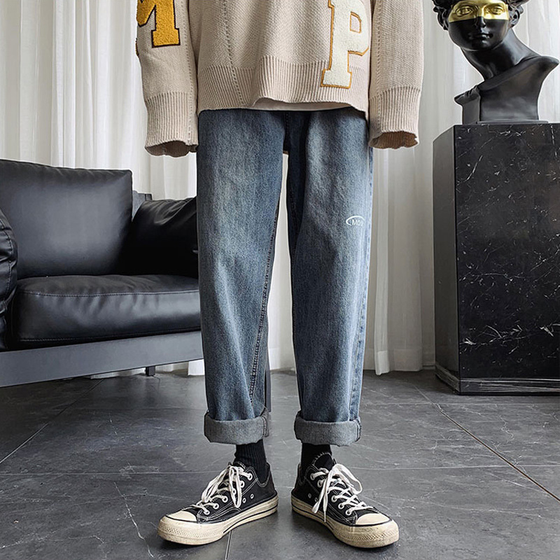 Wholesale 2020 Cow pants trendy men' new autumn winter trousers loose straight high waist jeans were thin retro daddy pants, Black
Wholesale 2020 Cow pants trendy men' new autumn winter trousers loose straight high waist jeans were thin retro daddy pants, Black