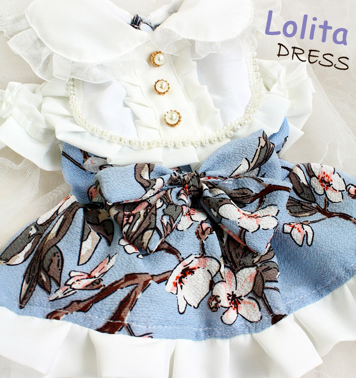 Free shipping ZLOVEPET handmade dog clothes doll collar chiffon princess dog dress frock ropa perro mascotas roupa cachorro, Blue
Free shipping ZLOVEPET handmade dog clothes doll collar chiffon princess dog dress frock ropa perro mascotas roupa cachorro, Blue