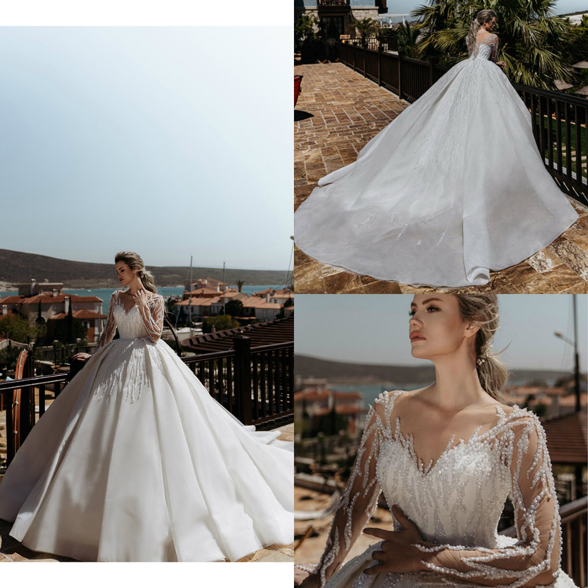 2020 Luxury Ball Gown Wedding Dresses Lace Pearls Beaded Sweep Train Princess Vintage Wedding Dress Country Bridal Gowns abiti da sposa, Brown
2020 Luxury Ball Gown Wedding Dresses Lace Pearls Beaded Sweep Train Princess Vintage Wedding Dress Country Bridal Gowns abiti da sposa, Brown
