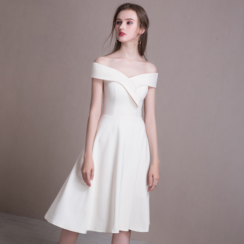 Party dress of 2020 new long bridesmaid dresses a word shoulder socialite party dress female winter, See chart
Party dress of 2020 new long bridesmaid dresses a word shoulder socialite party dress female winter, See chart