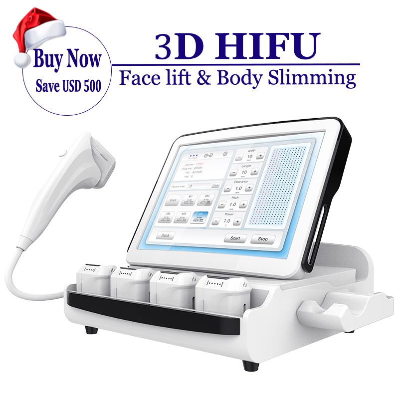 Medical Grade 9D HIFU Facelift Machine SMAS Lifting Anti Aging Skin Care HIFU Wrinkle Removal Equipment by CE DHL