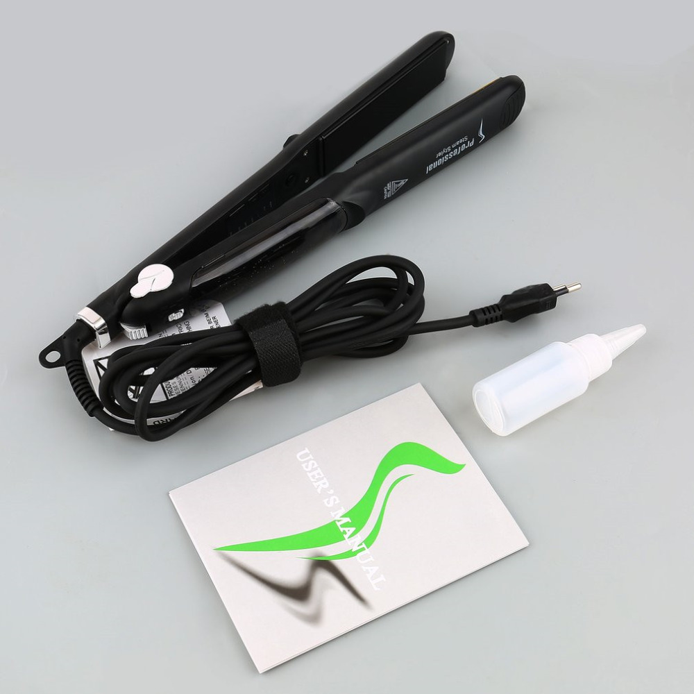 PTC Professional 450F Ceramic Vapor Steam Hair Straightener with Argan Oil Infusion Steam Flat Iron Ceramic Vapor Fast Heating
PTC Professional 450F Ceramic Vapor Steam Hair Straightener with Argan Oil Infusion Steam Flat Iron Ceramic Vapor Fast Heating