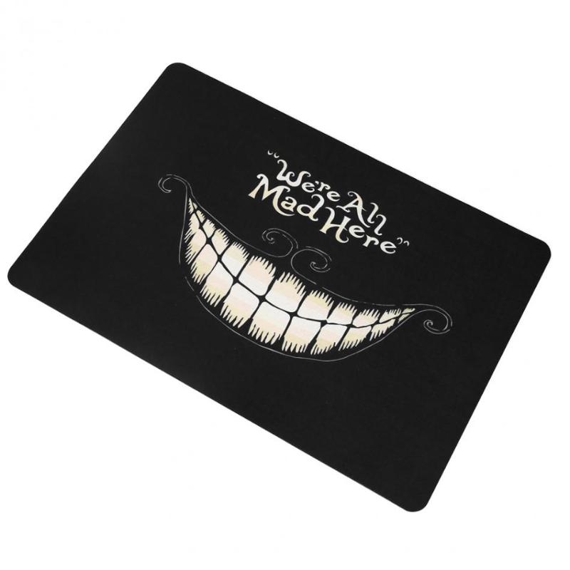 Funny Door Mat Rubber Floor Rug Non-slip Pad Indoor Outdoor Doormat Carpet 4#We're All Mad Here Accessories, Black
Funny Door Mat Rubber Floor Rug Non-slip Pad Indoor Outdoor Doormat Carpet 4#We're All Mad Here Accessories, Black