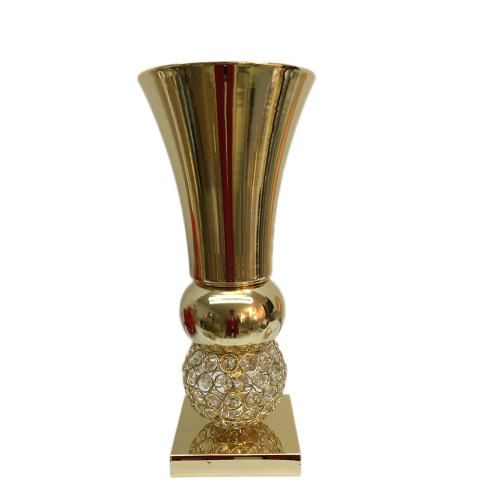 Metal Vases Gold Tables Wedding Centerpiece Event Road Lead Flowers Rack For Home Decoration Vase