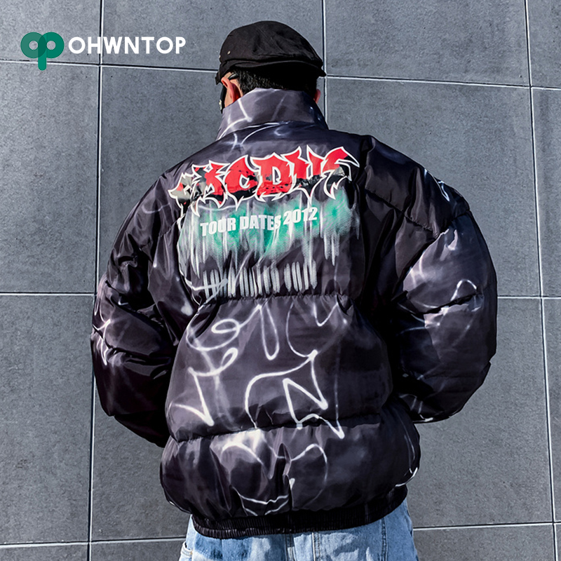 Men Hip Hop Jacket Parka Illusion Graffiti Streetwear Men Windbreaker Harajuku Winter Padded Jacket Coat Warm Outwear Hipster, Black
Men Hip Hop Jacket Parka Illusion Graffiti Streetwear Men Windbreaker Harajuku Winter Padded Jacket Coat Warm Outwear Hipster, Black
