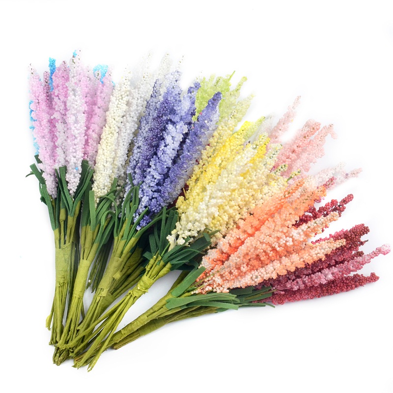 100pcs Artificial Mini Lavender Foam Flower Bouquet For Wedding Flower Decoration Scrapbooking DIY Wreath Cheap Fake Flowers, Green
100pcs Artificial Mini Lavender Foam Flower Bouquet For Wedding Flower Decoration Scrapbooking DIY Wreath Cheap Fake Flowers, Green