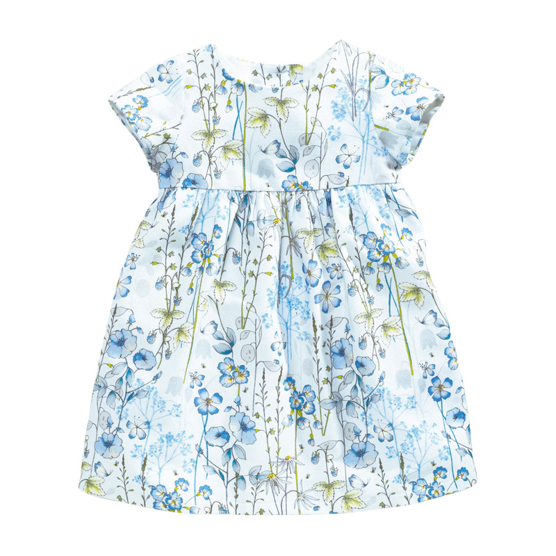 Little Maven New Summer Kids Sky Blue Floral Printed O-neck Girls 2-7yrs Short-Sleeved Cotton Knitted Casual Princess Dresses
Little Maven New Summer Kids Sky Blue Floral Printed O-neck Girls 2-7yrs Short-Sleeved Cotton Knitted Casual Princess Dresses