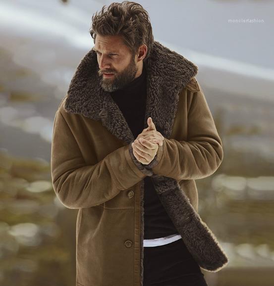 Thick Jacket Coats Fashion Warm Cashmere Single Breasted Coats Casual Men Windbreaker Men Designer Winter, Brown
Thick Jacket Coats Fashion Warm Cashmere Single Breasted Coats Casual Men Windbreaker Men Designer Winter, Brown