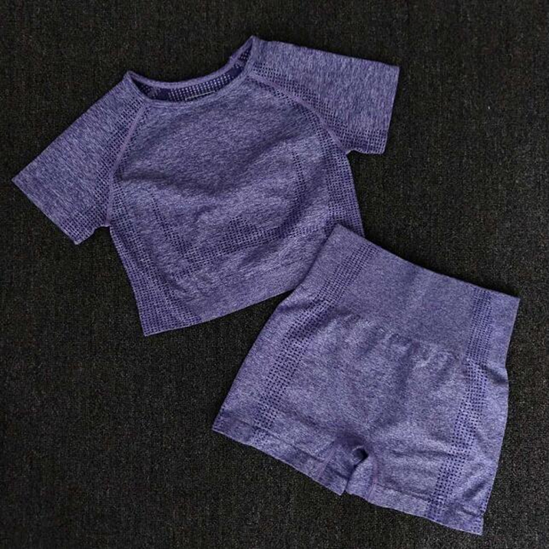 2020 Women Summer Seamless yoga set Fitness Sports Suits GYM Clothing Yoga T-Shirts High Waist Shorts Workout Pants Shirts, Black set
2020 Women Summer Seamless yoga set Fitness Sports Suits GYM Clothing Yoga T-Shirts High Waist Shorts Workout Pants Shirts, Black set