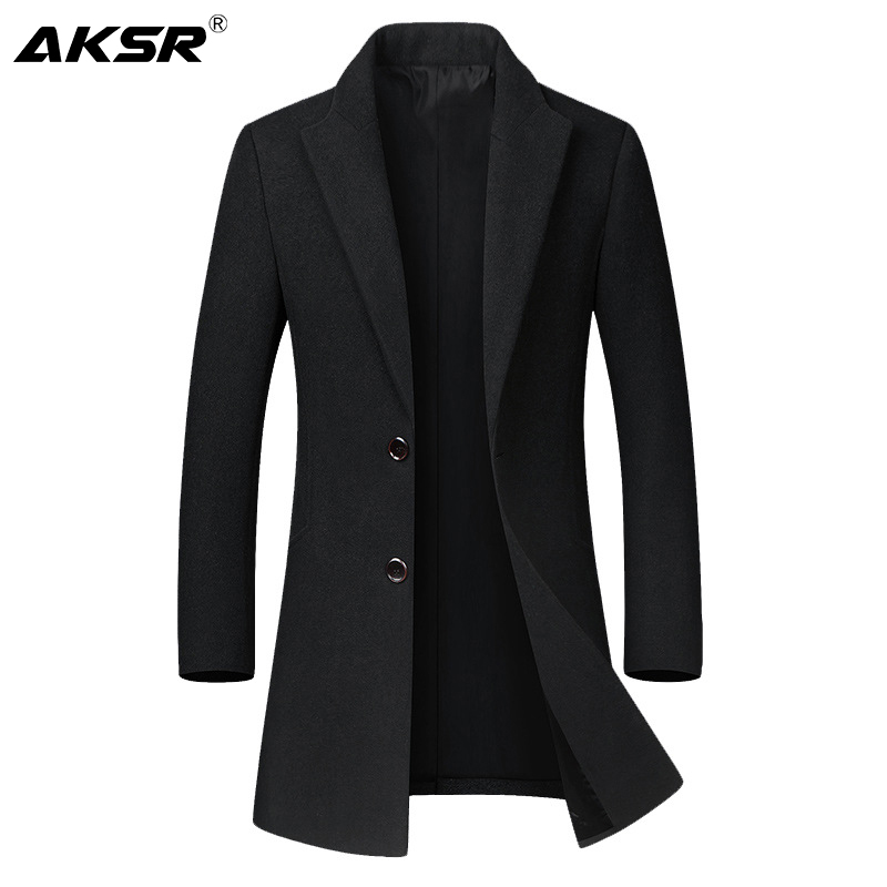 AKSR Men Trench Coat Wool Blends Men's Windbreaker Jacket Long Sleeve New Autumn and Winter Solid Color Thick Coat Size M-4XL, Black
AKSR Men Trench Coat Wool Blends Men's Windbreaker Jacket Long Sleeve New Autumn and Winter Solid Color Thick Coat Size M-4XL, Black