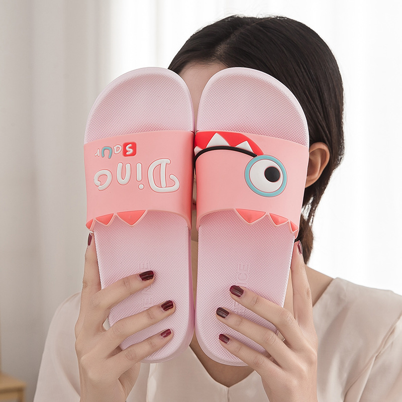Unisex Women Indoor Slippers Non Slip Soft Sole Peep Toe Funny Cute Dinasour Bathroom Shower Slides Home Ladies Shoes Men Couple, Black
Unisex Women Indoor Slippers Non Slip Soft Sole Peep Toe Funny Cute Dinasour Bathroom Shower Slides Home Ladies Shoes Men Couple, Black
