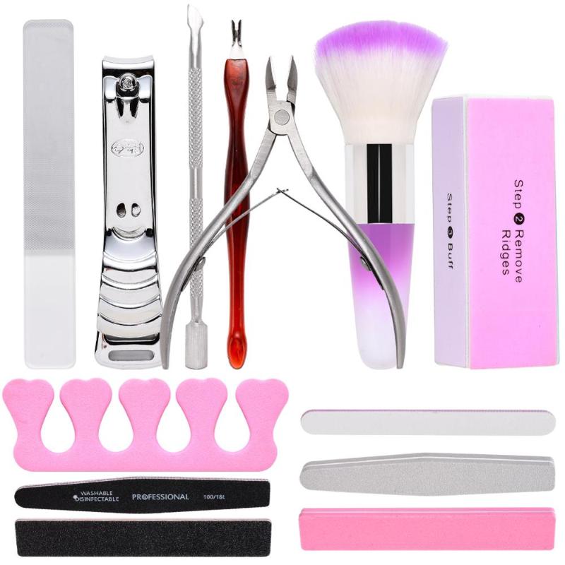 Metal Nail Charm Manicure Tool Set Gel Polish File Dead Skin Push Scissors Brush Professional Cleaning Care Manicure Nails Set
Metal Nail Charm Manicure Tool Set Gel Polish File Dead Skin Push Scissors Brush Professional Cleaning Care Manicure Nails Set