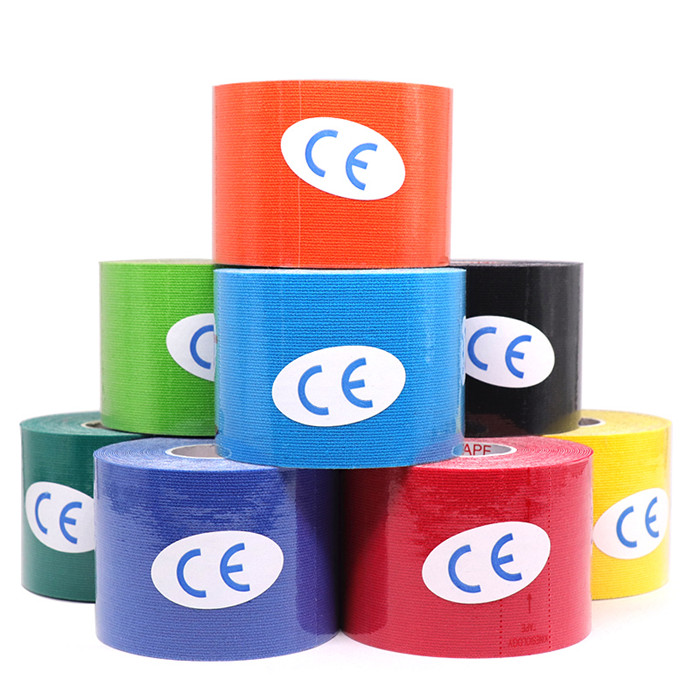 18 Colors Kinesiology Tape Athletic Tape Sport Recovery Tape Strapping Gym Fitness Tennis Running Knee Muscle Protector Scissor