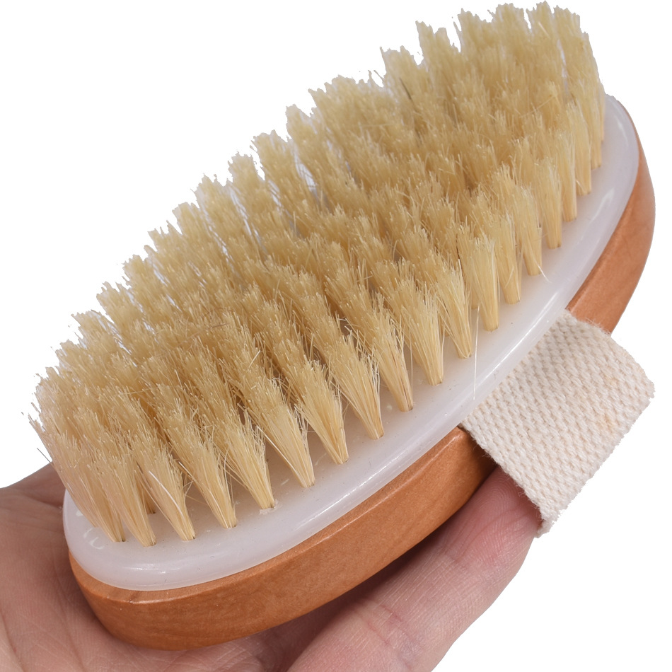 Dry Skin Body Spa Brush with High Quality Natural Boar Bristles Remove Dead Skin Body Bath Brush for Women
Dry Skin Body Spa Brush with High Quality Natural Boar Bristles Remove Dead Skin Body Bath Brush for Women