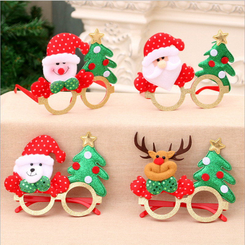 Christmas Decorative Glasses Frame Santa Claus Snowman Bear Elk Pattern Kids New Year Decoration Kids Favorite Xmas Gifts
Christmas Decorative Glasses Frame Santa Claus Snowman Bear Elk Pattern Kids New Year Decoration Kids Favorite Xmas Gifts