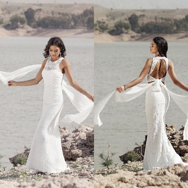 Sexy Mermaid Wedding Dresses Jewel Neck Sleeveless Appliques Lace Wedding Gowns Floor Length Custom Made Hollow Back Vestidos De Novia, Fuchsia
Sexy Mermaid Wedding Dresses Jewel Neck Sleeveless Appliques Lace Wedding Gowns Floor Length Custom Made Hollow Back Vestidos De Novia, Fuchsia
