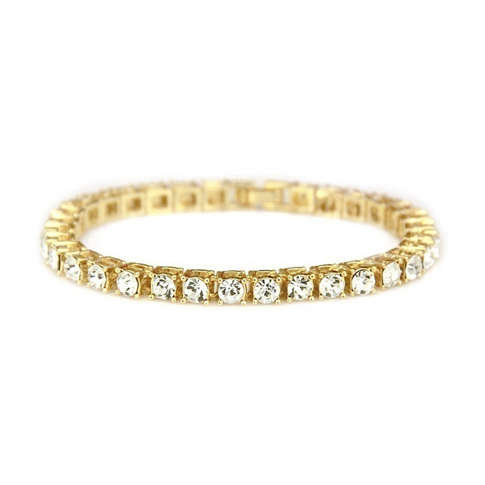 Hot Sell Cubic Zirconia Tennis Bracelets Chain Crystal Wedding Bracelet Bangle for Women Men Gold Silver Black Bracelet Jewelry
Hot Sell Cubic Zirconia Tennis Bracelets Chain Crystal Wedding Bracelet Bangle for Women Men Gold Silver Black Bracelet Jewelry