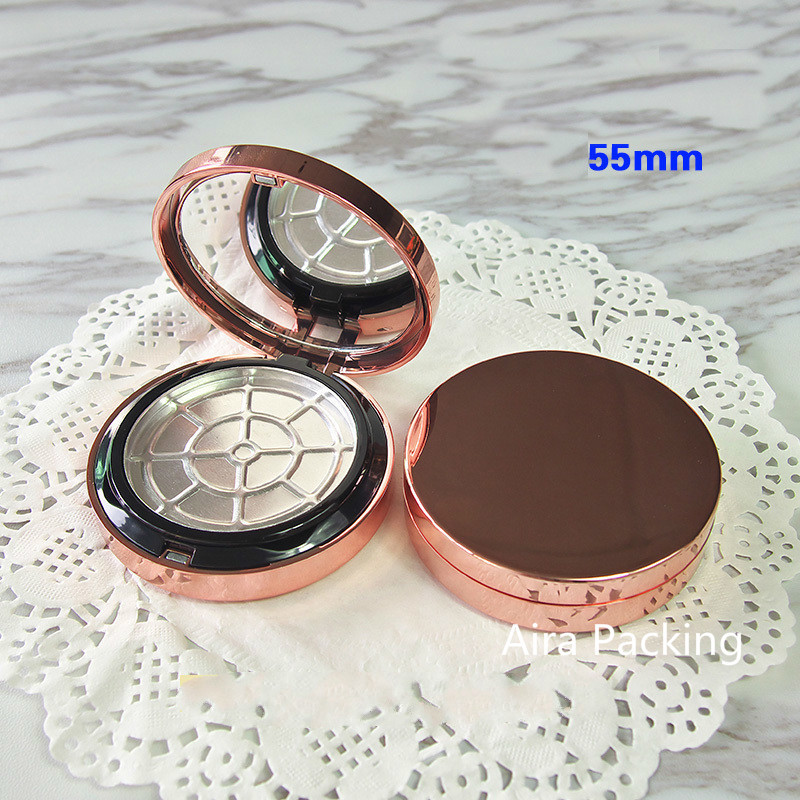 Beauty Tools Empty Rose Gold Cosmetic Powder Case Double-layer DIY Plastic Blusher Container Makeup Packaging Compacts 55mm 1Piece Free Ship
Beauty Tools Empty Rose Gold Cosmetic Powder Case Double-layer DIY Plastic Blusher Container Makeup Packaging Compacts 55mm 1Piece Free Ship
