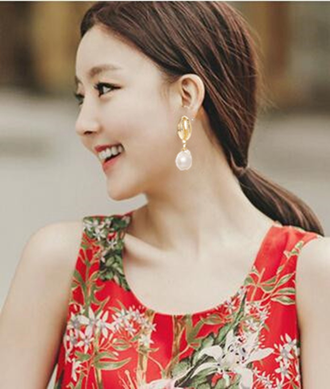 Shell earrings pearl pendant earrings beach sea earrings accessories ladies gift jewelry