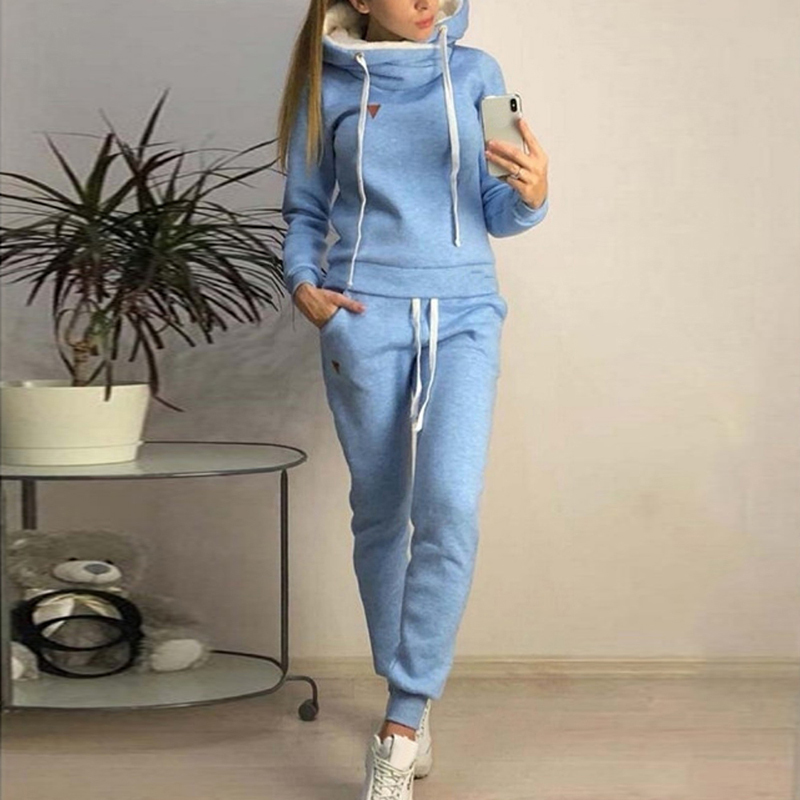 Warm Thicken Clothing Winter Women Tracksuit Sports Suits Plus Velvet Hoodies Sweatshirts Pants Running Set Fleece Sportswear, Light gray 1
Warm Thicken Clothing Winter Women Tracksuit Sports Suits Plus Velvet Hoodies Sweatshirts Pants Running Set Fleece Sportswear, Light gray 1