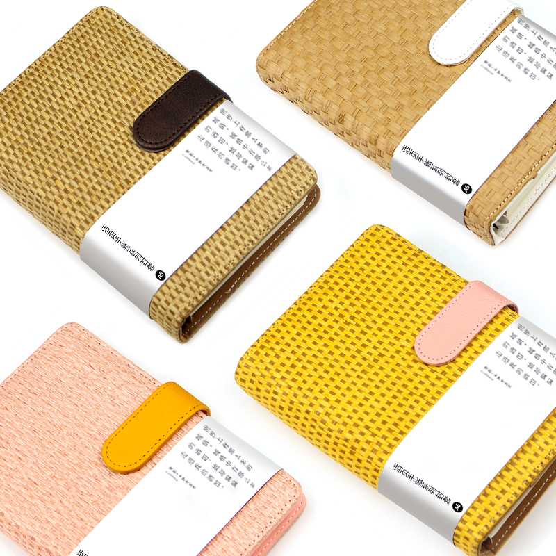 Formthen Straw Weaving 6 Holes Loose Leaf Notebook Cover A6 Spiral Binder Planner Replacement Notepad Shell for Filofax Diary
Formthen Straw Weaving 6 Holes Loose Leaf Notebook Cover A6 Spiral Binder Planner Replacement Notepad Shell for Filofax Diary