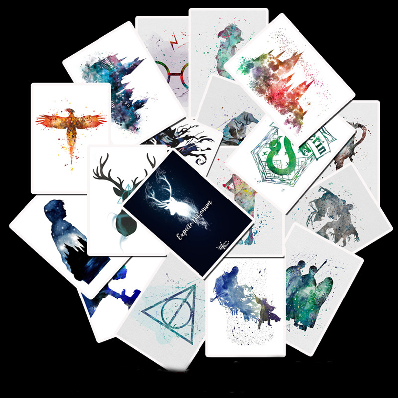 25pcs/Set Cartoon Classic Harries Stickers for Luggage Skateboard Laptop Macbook Bike Sticker Refrigerator Stationery Waterproof Stickers