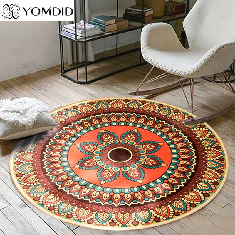 Bohemian Mandala Round Carpets india style mat carpet for living room Bedroom Home Decor Anti-slip Kid Rug Blanket, 01
Bohemian Mandala Round Carpets india style mat carpet for living room Bedroom Home Decor Anti-slip Kid Rug Blanket, 01