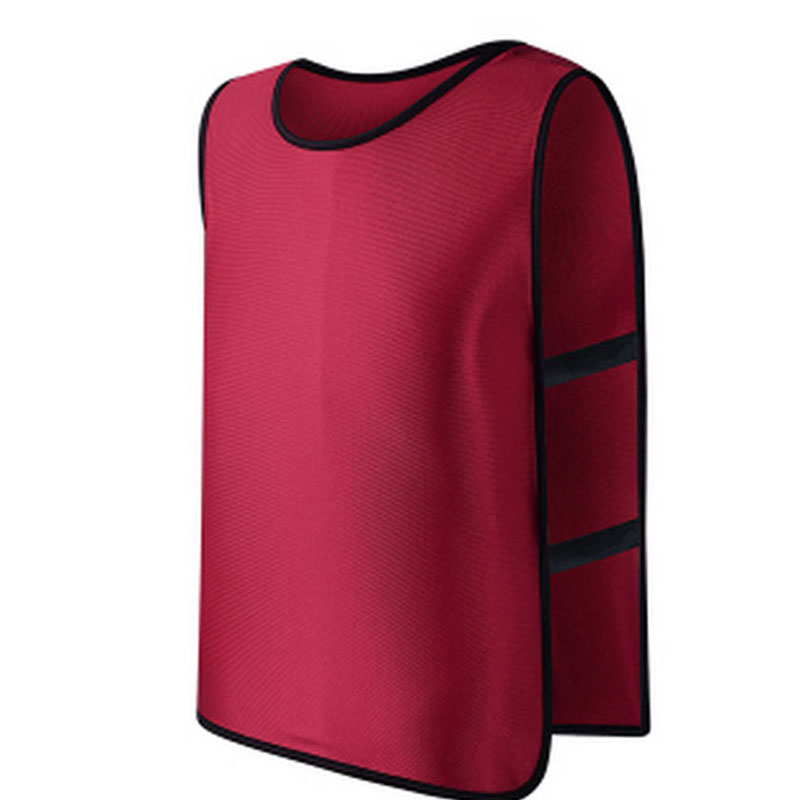Team Football Soccer Training Adults Pinnies Jerseys Scrimmage Vest Plus Size