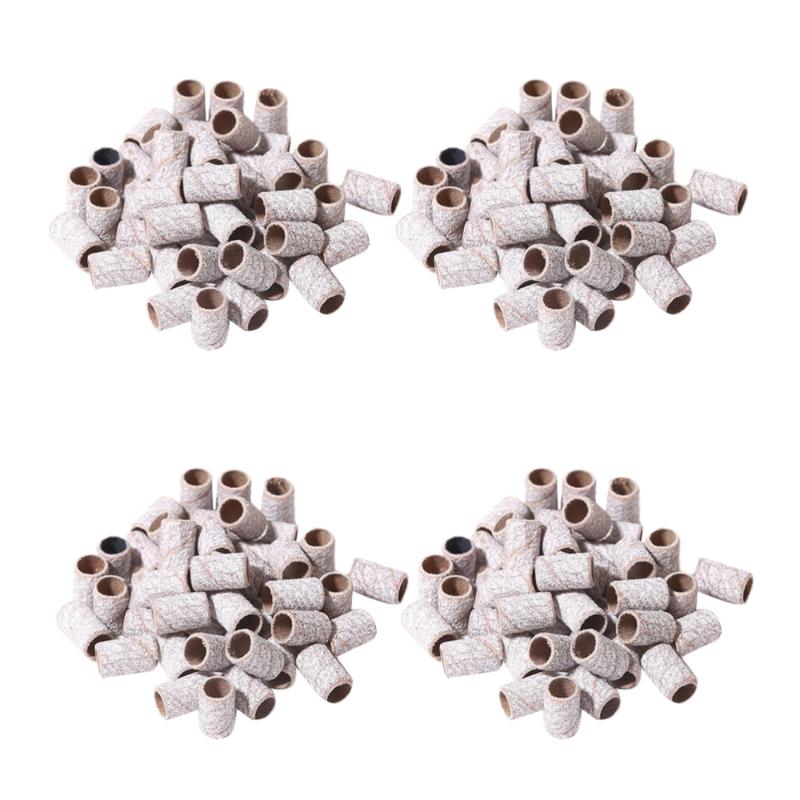 100Pcs Manicure Sanding Sleeve Professional Sanding Band Nail Polish Remover (White 180#
100Pcs Manicure Sanding Sleeve Professional Sanding Band Nail Polish Remover (White 180#