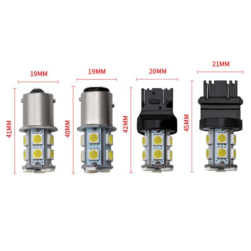 1156 1157 7443 3517 13 LED 5050 SMD Car Turn Parking Signal Lights Brake Tail Lamps Auto Rear Reverse Bulbs DC 12V