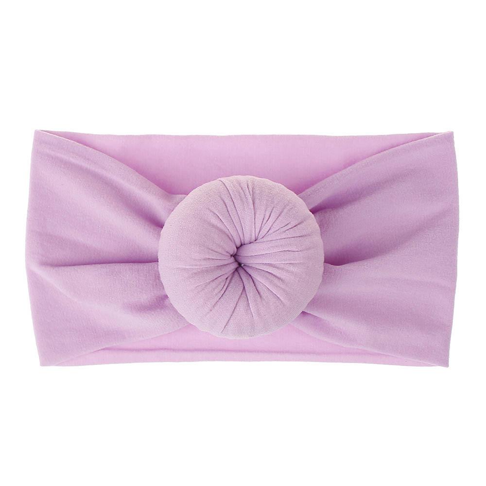 Baby Girl Turban Nylon Headband Toddler Soft Top Knot Headbands Kid Fashion Hair accessories for Children Kids Elastic Headwrap