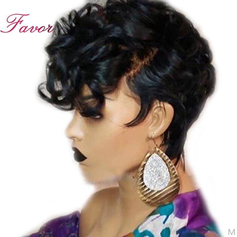 Favor Lace Front Human Hair Wigs Peruvian 13x6 Short Bouncy Curly Bob Wig Remy Side Part Pixie Lace Front Wig, Natural color
Favor Lace Front Human Hair Wigs Peruvian 13x6 Short Bouncy Curly Bob Wig Remy Side Part Pixie Lace Front Wig, Natural color