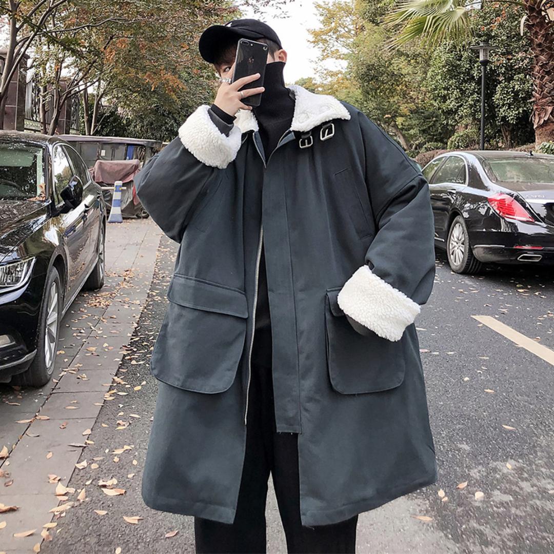 Winter Men's Trend Parkas Keep Warm Snow Jackets Thickening Work Cargo Cotton-padded Clothes Long Trench Casual Overcoat -XL, Blue
Winter Men's Trend Parkas Keep Warm Snow Jackets Thickening Work Cargo Cotton-padded Clothes Long Trench Casual Overcoat -XL, Blue